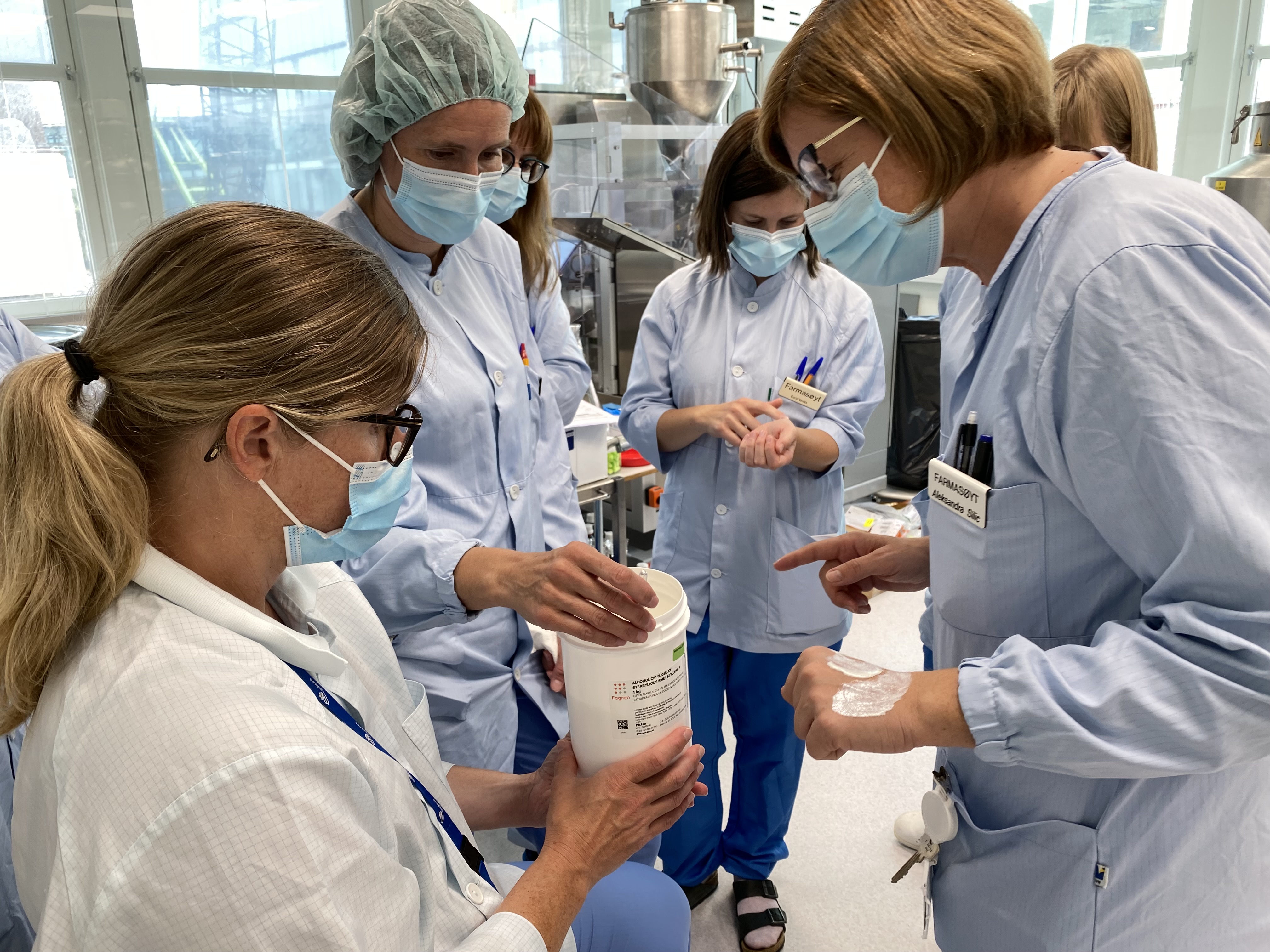 kvalitetssjekk av ferdig produkt