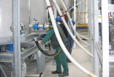 Fleksible skruetransportører