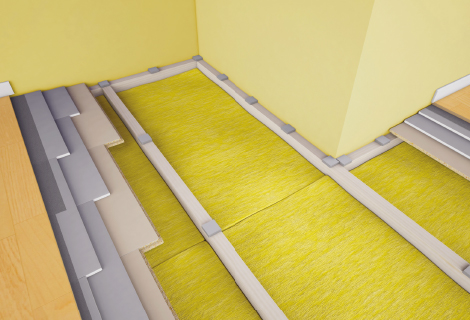 Trinnlydisolering i trebjelkelag