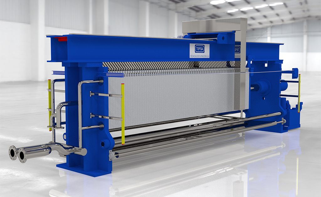 Overhead filterpresser