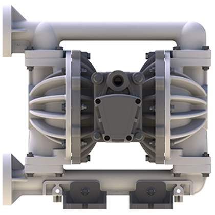Versamatic membranpumpe 1" (25MM) Plast/Metall/Valor